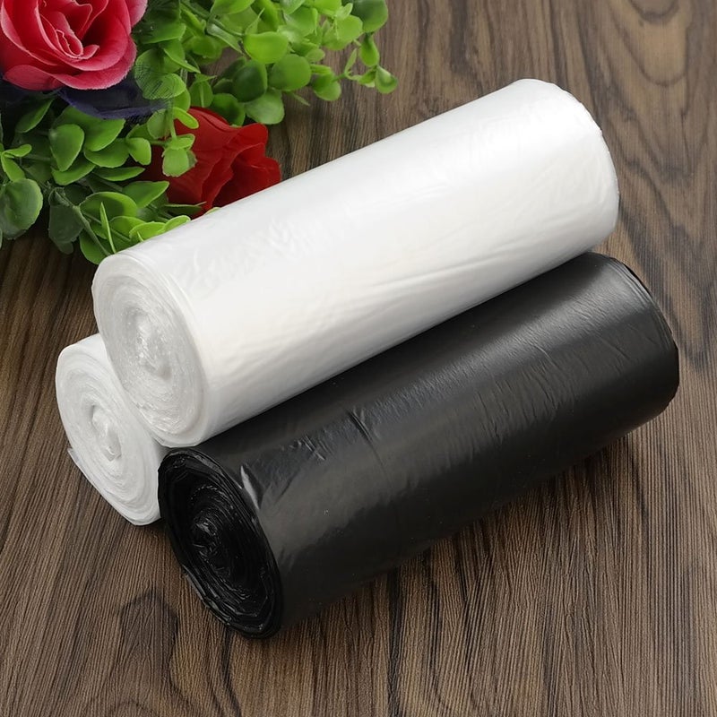 Nicesh 1.6 Gallon Small Trash Bags, Black, Clear and White, 75 Counts - Image 5